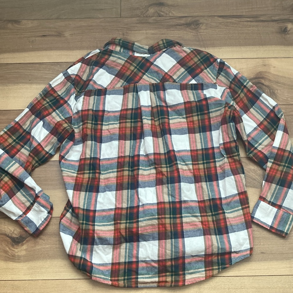 J Crew Plaid Button Down Flannel - Picture 10 of 10